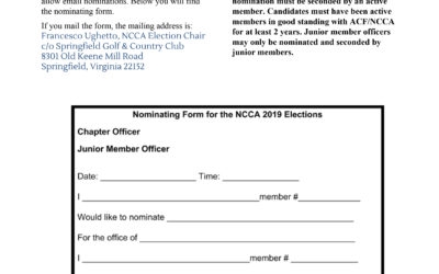 NCCA Nominations for 2019-2020