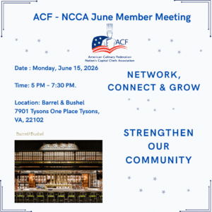 ACF-NCCA June Member Meeting @ Barrel & Bushel